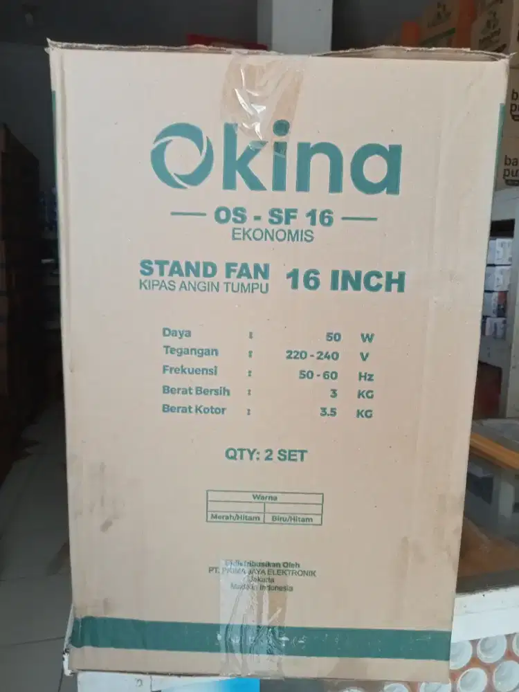 Kipas Stand Fan Okina OS-Sf 16 inch