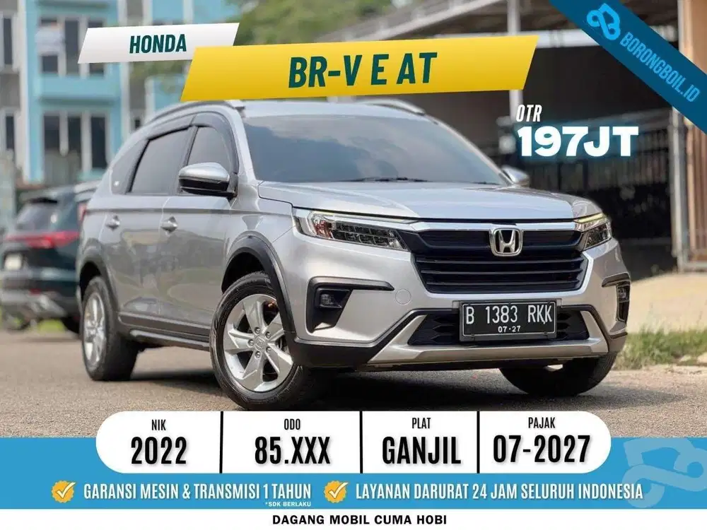 Warna Langka Favorit | Honda BRV E Metik 2022 Silver Metalik