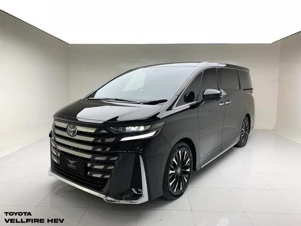 TOYOTA VELLFIRE HEV 2024 BLACK ON BROWN