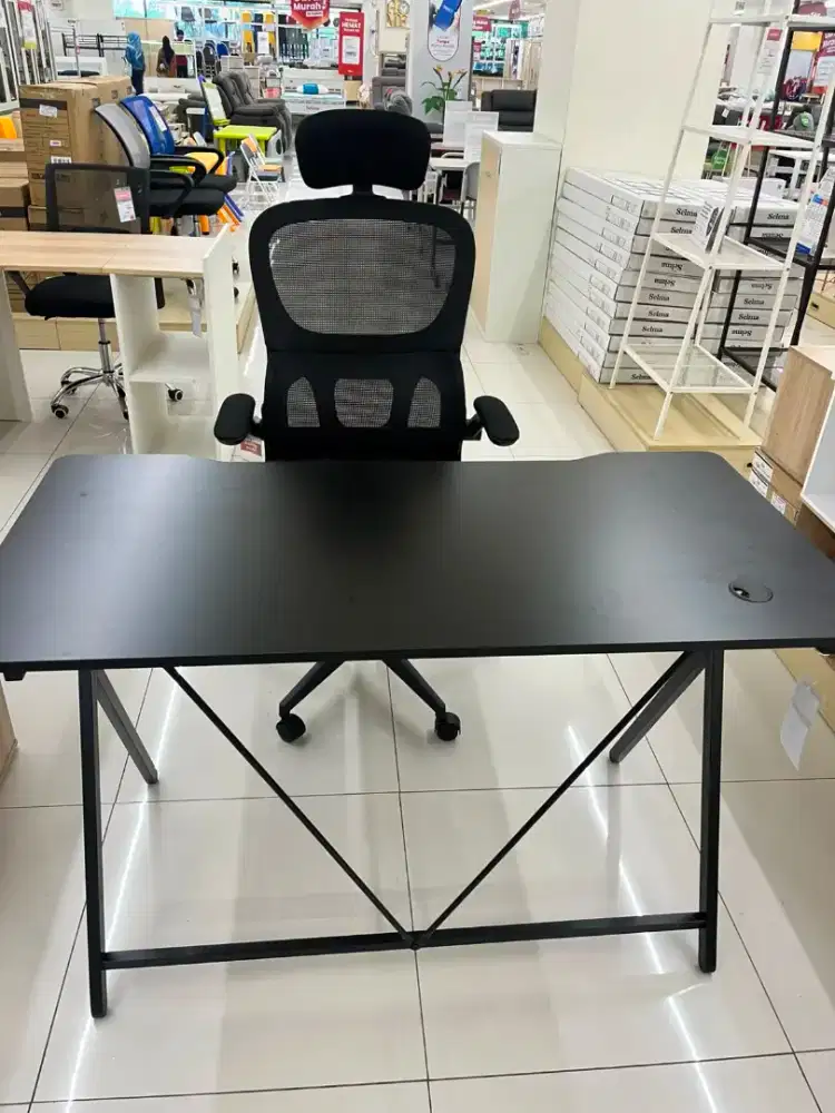 CEPAT HABIS! PROMO BESAR SATU SET MEJA + KURSI KANTOR