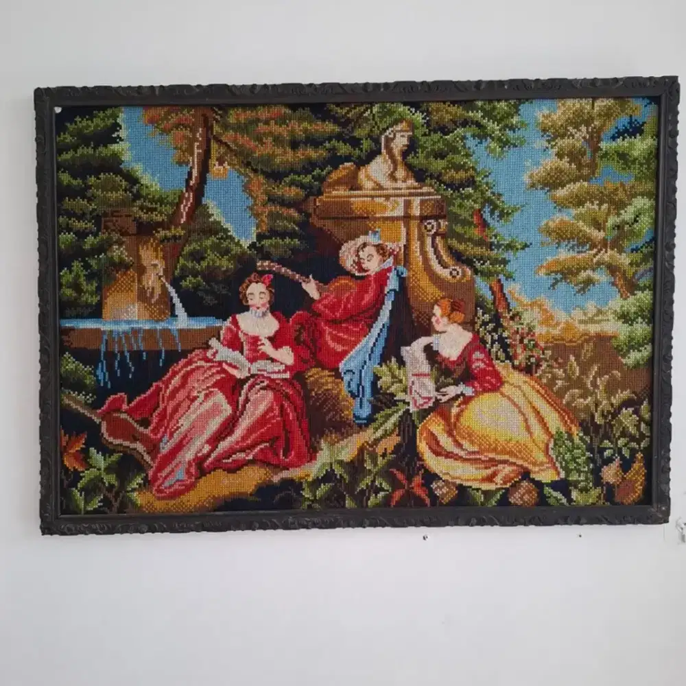 Sulam kristik 
Uk 120x80cm