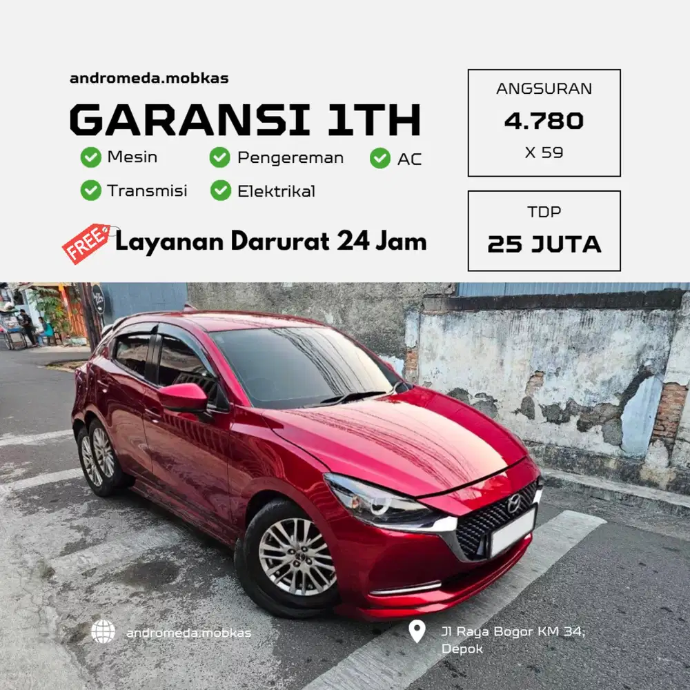 MAZDA 2 GT SKYACTIVE MATIC 2020 KONDISI ISTIMEWA | PAJAK SUPER PANJANG