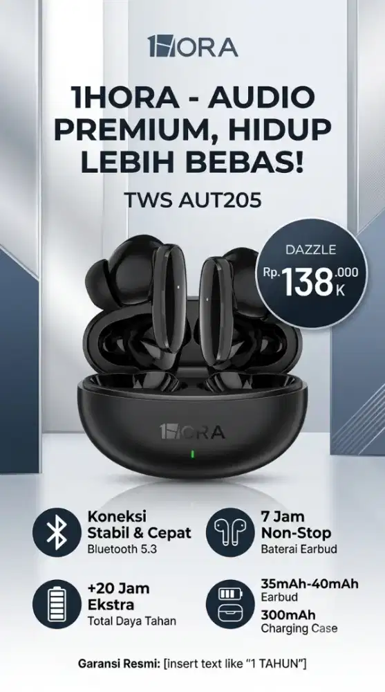 TWS 1 HORA SUPER BASS AUT205