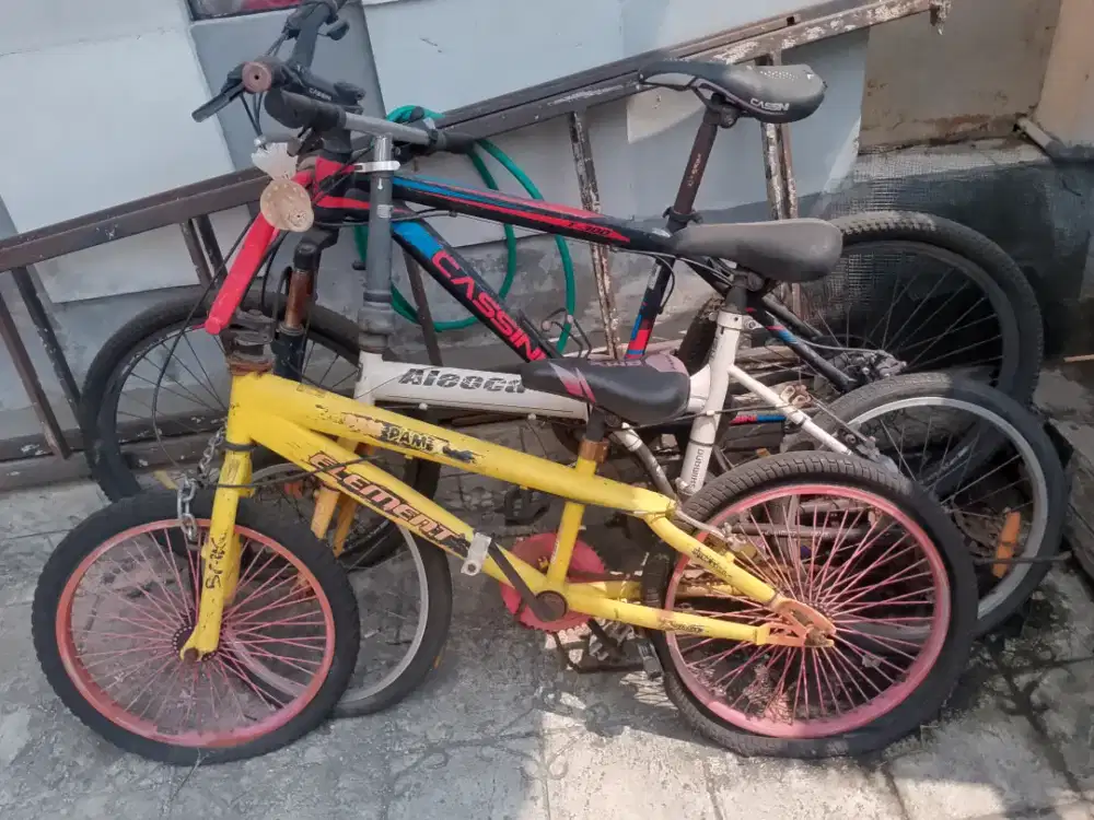Borongan sepeda sudah gak di pakai