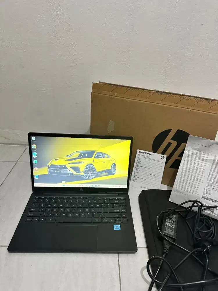 Laptop HP 14 Intel Core i3-N305 8/512GB Mulus Like New Lengkap