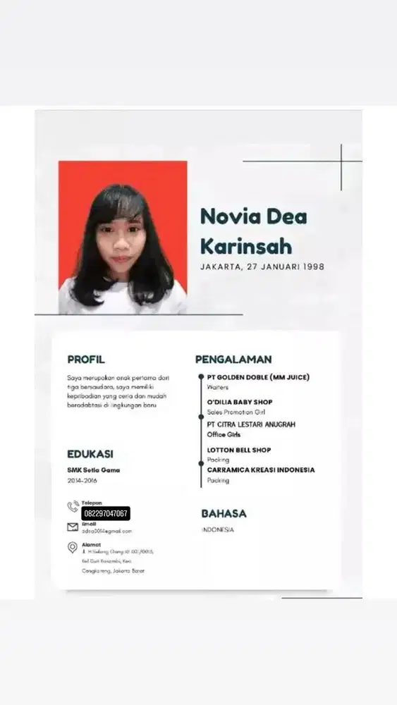 Saya butuh pekerjaan halal