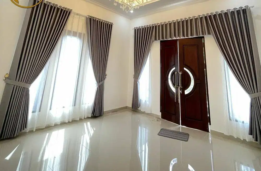 Dijual Gorden Blackout Sekat Klinik Hordeng Pintu Gordyn Vitrase