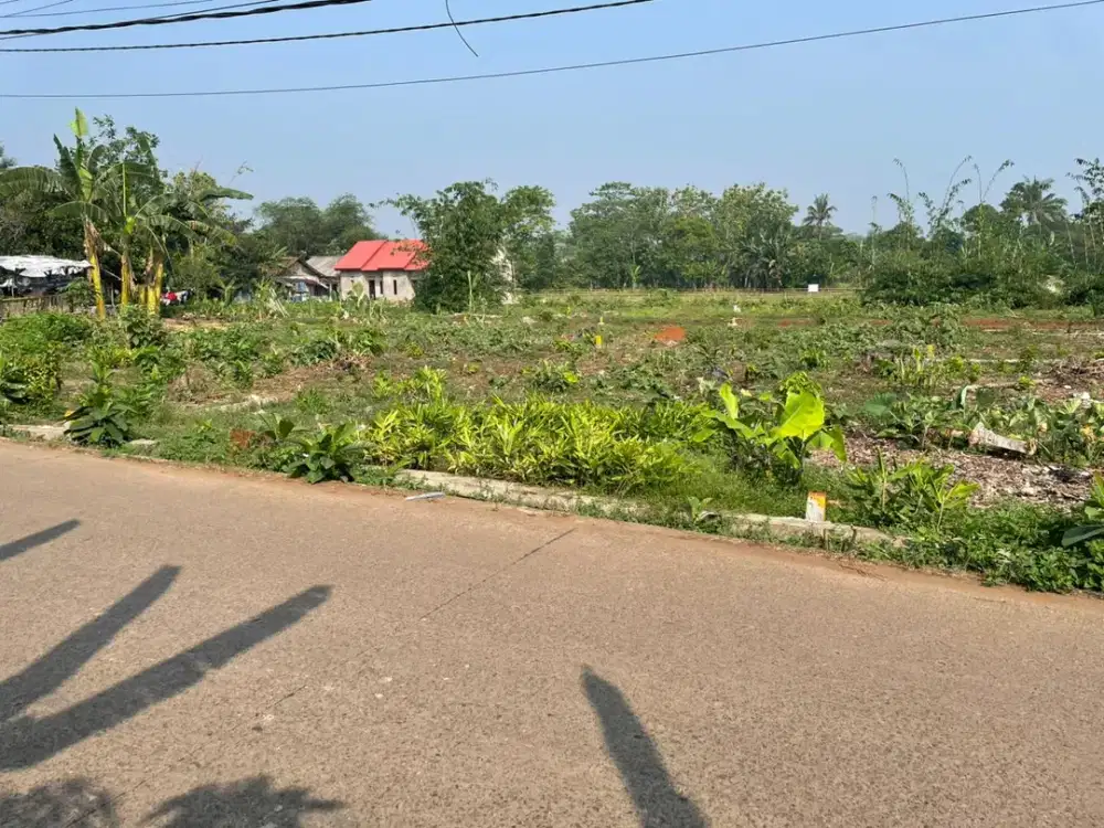 Jual Tanah Termurah di Cisauk - SHM - 100Jtan - Pinggir Jalan Dekat Stasiun Jatake - 10 menit Tol Legok