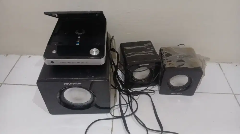 Dvd polytron + subwofer