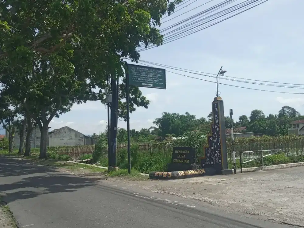 Tanah SHM Pekarangan Sleman Strategis Cicilan tanpa Bunga
