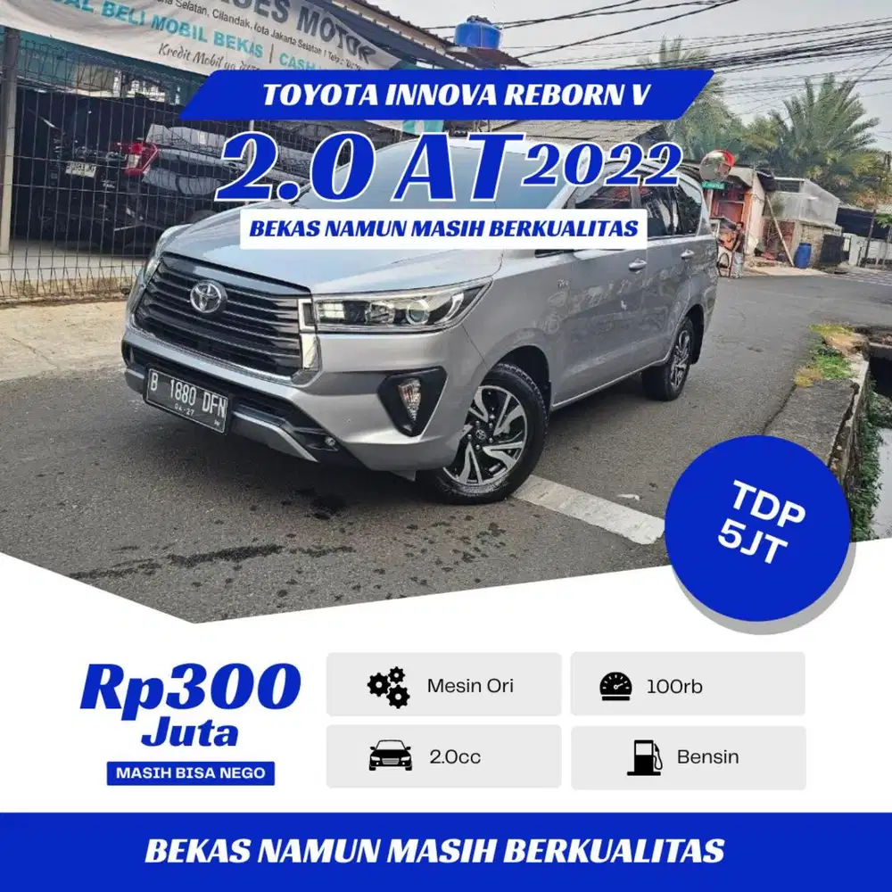 TDP 5 JUTA * INNOVA REBORN V 2022 *
