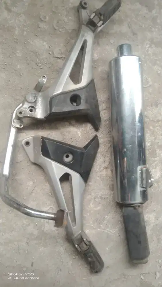 Footstep supra x 125 DD dan knalpot supra x 125 DD