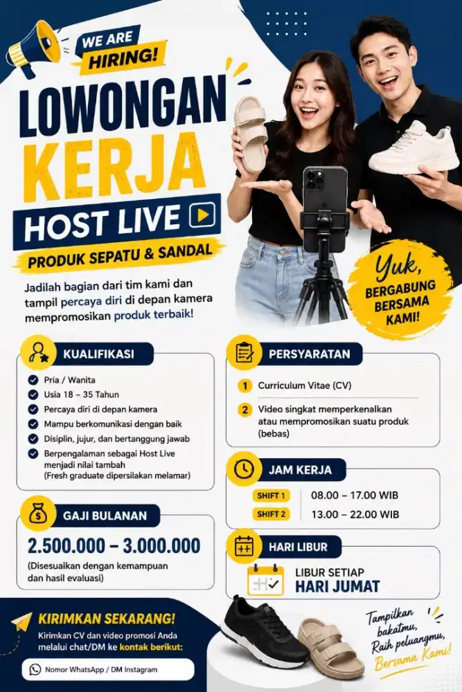 DI CARI HOST LIVE STREAMING