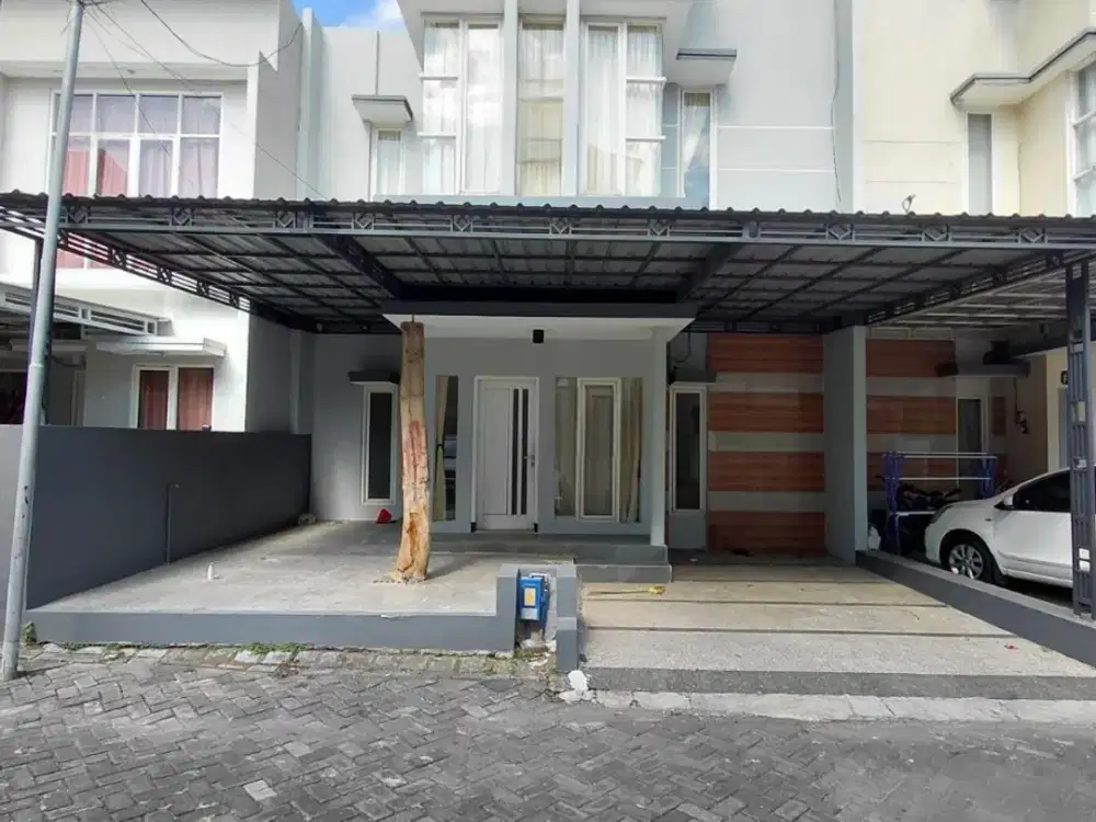 DIJUAL Baru Rumah Minimalis Modern 2Lt  Siap Huni Keamanan 24 Jam Dg One Gate System Dekat Kampus Brawijaya Dan Pust Kota di Cluster Tunjungsekar