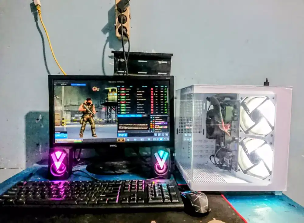 Pc gaming amd ryzen3 ssd nvme 256 lengkap tinggal main