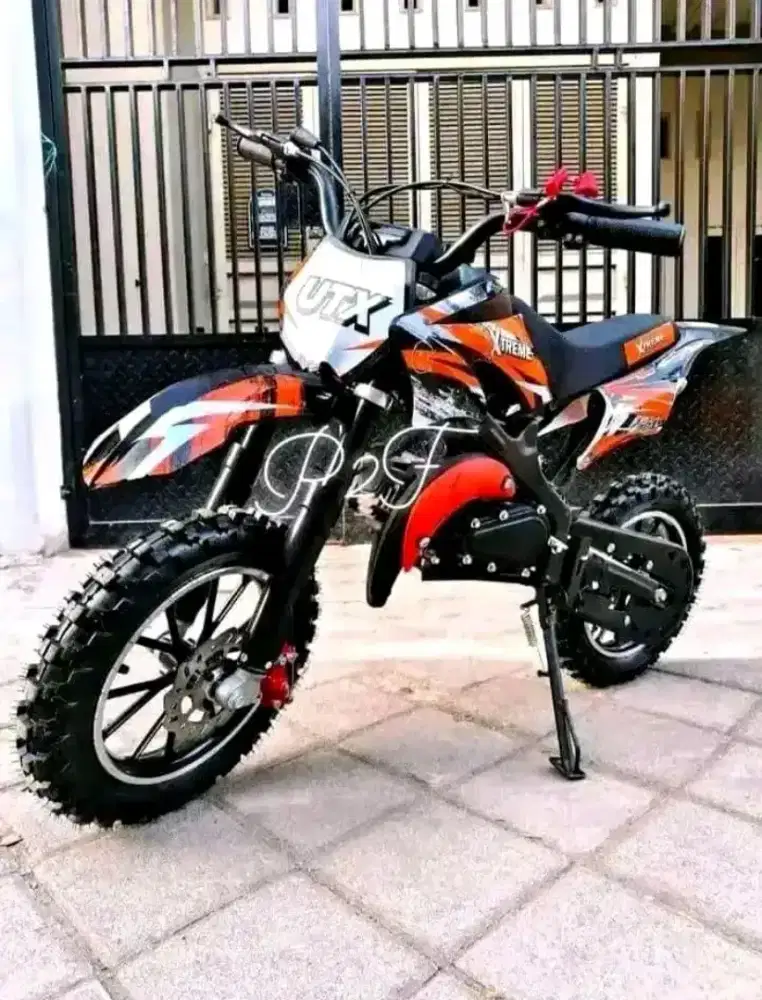 Motor Trail Mini Anak Utx 49Cc,Mesin 2tak,minyak campur, berkualitas