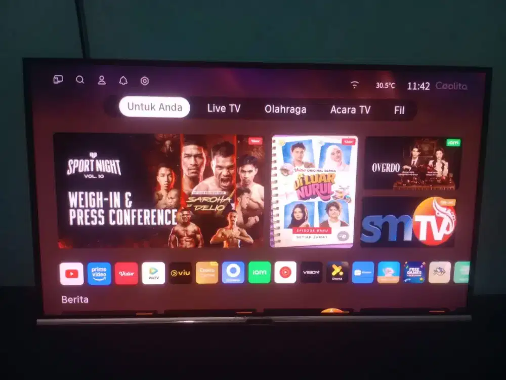 Tv android COOCAA 32 model 32S3U