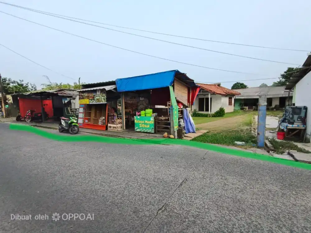 Tanah dijual cepat  pinggir jalan 1240m²(5.5M)Cilodong Depok