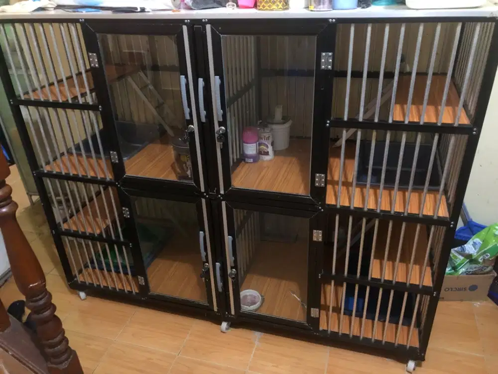 Kandang alumunium 4 pintu