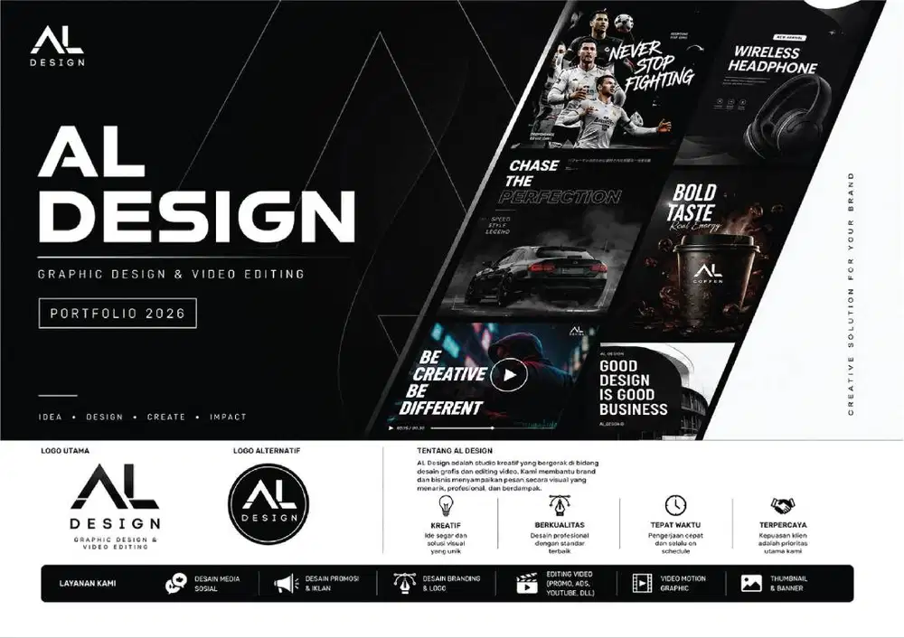 JASA DESAIN GRAFIS & EDITING VIDIO