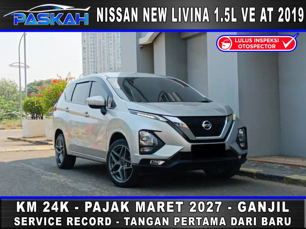 Km=24rb Service Record PAJAK Maret 2027 Ganjil Nissan Livina VE 2019