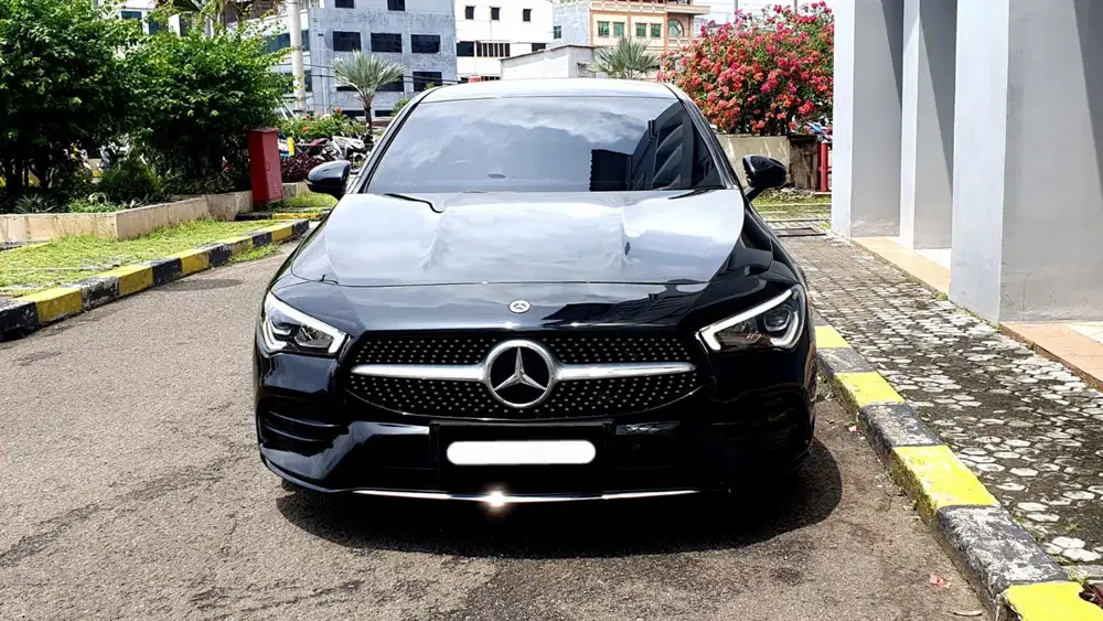 Km 18rb mercedes benz mercy cla200 amg line 2020 hitam