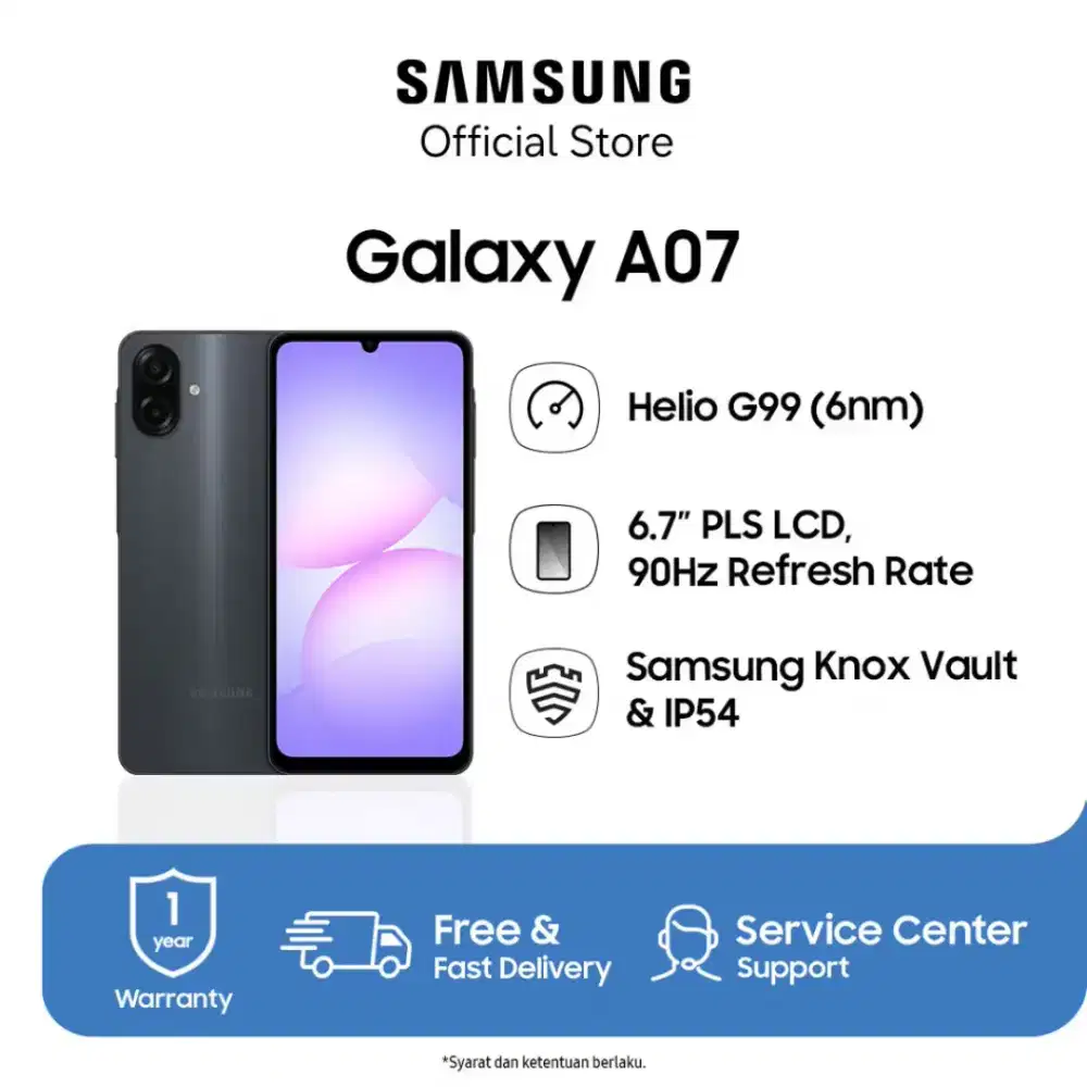 New Samsung A07 4/64