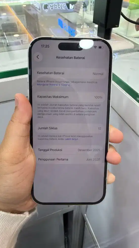 Iphone 17 pro pemakaian 1 bulan