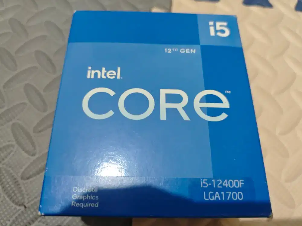 Intel Core i5-12400F (Fullset Box + i5 BEKAS + Stock Cooler Baru)