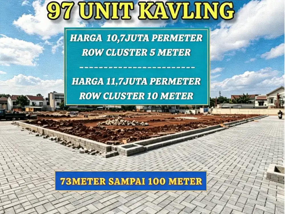 TANAH DIJUAL 73METERAN SAMPE 100 DIJAKARTA SELATAN