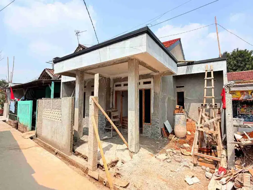 Rumah kampung minimalis modern idaman setiap keluarga murah di mustika sari Bekasi kota