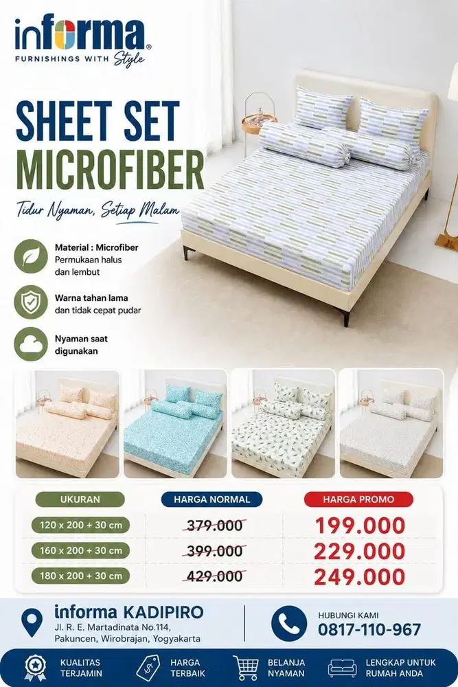Sheet set microfiber