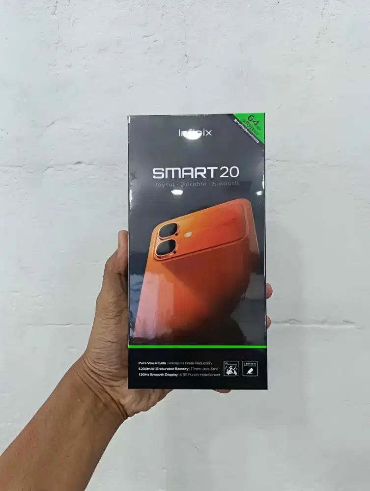 INFINIX SMART 20 RAM 4/64GB, BARANG BARU  GARANSI RESMI BISA COD FREE