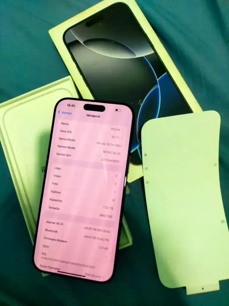 iPhone 16 ProMax 1 TB Open Box CC 0