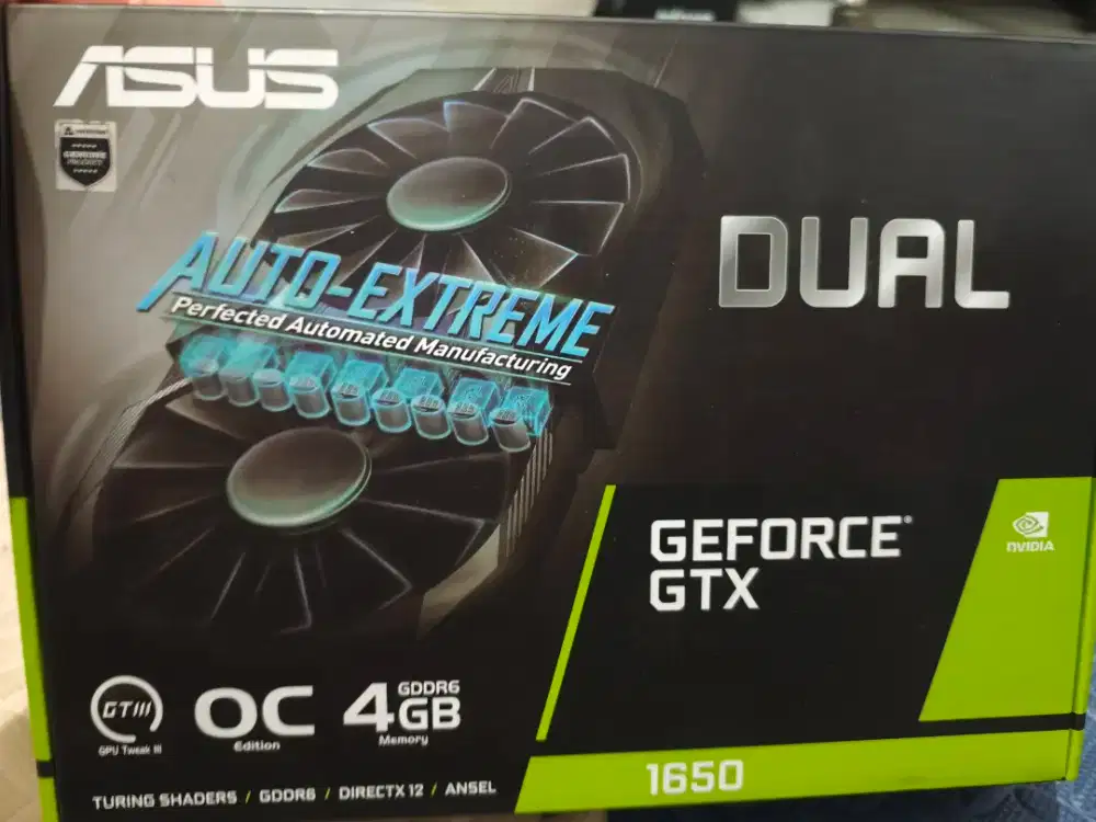 ASUS Dual GeForce GTX 1650 OC Edition 4GB GDDR6 (BEKAS)