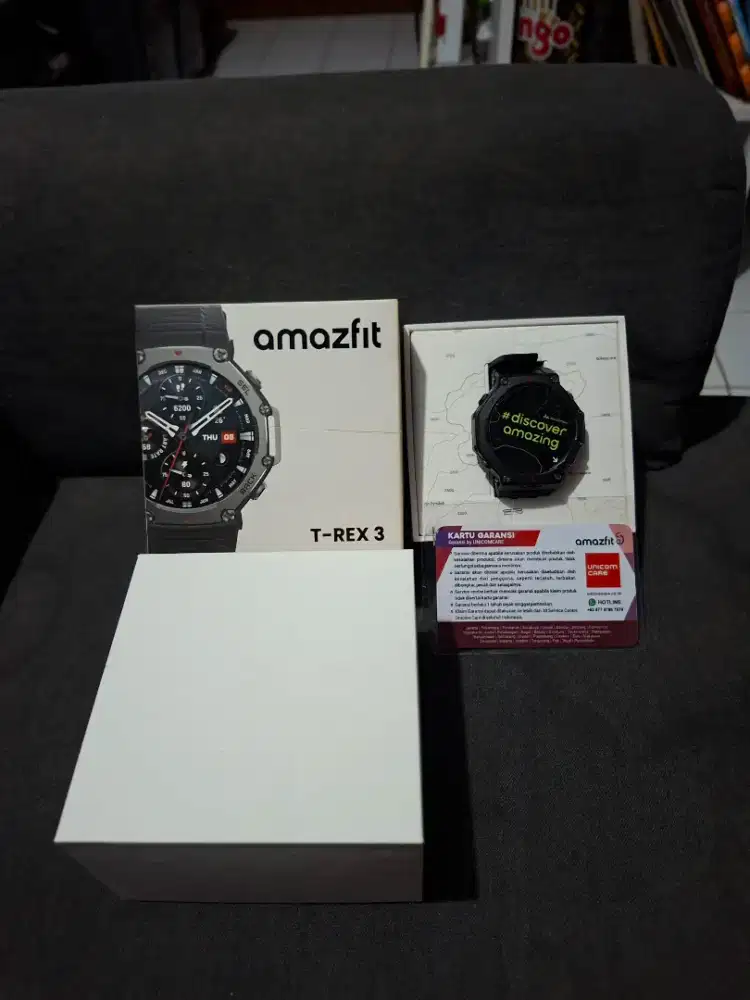 Jam Tangan Amazfit T-Rex 3 GPS Smartwatch Sportwatch Original - Black
