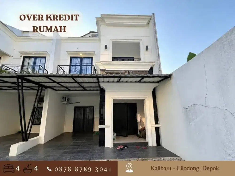 OVER KREDIT Rmh 2LT dkt Alun alun GDC di Kalibaru Cilodong Depok