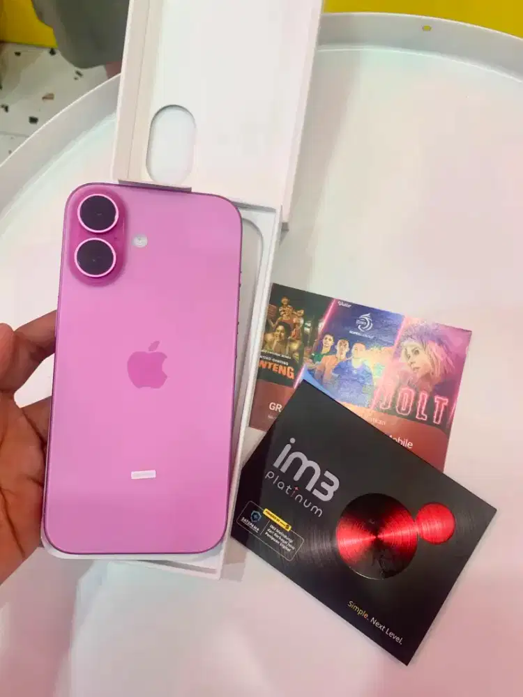 IPHONE 16 BASIC PINK PROMO CICILAN GRATIS 1/2 BULAN BUNGA RINGAN