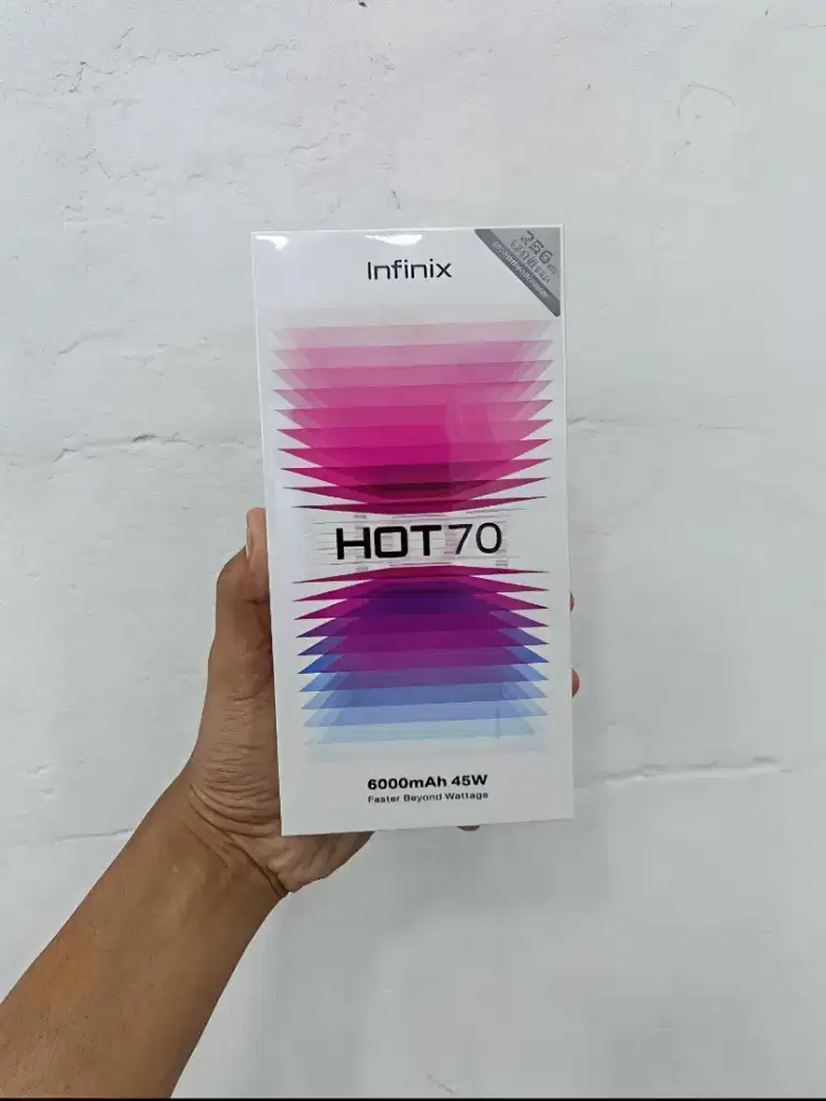 INFINIX HOT 70 RAM 8/128GB,BARANG BARU GARANSI RESMI BISA COD