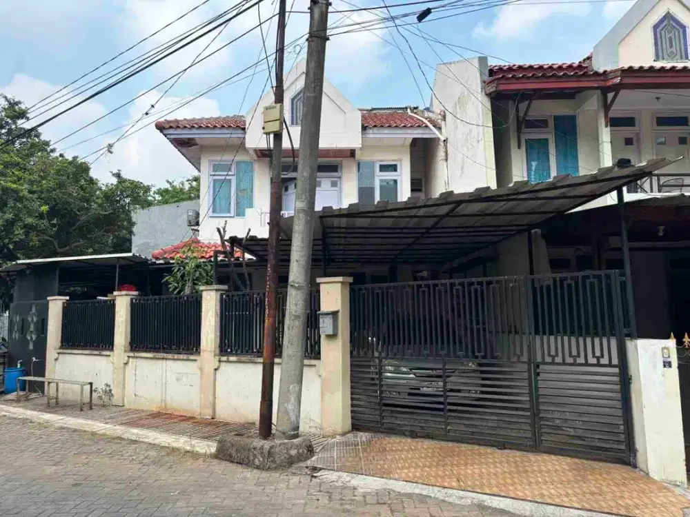 Rumah murah hook 2.57 M di pondok kelapa LT 170 LB 115 strategis dekat jalan utama pondok kelapa raya