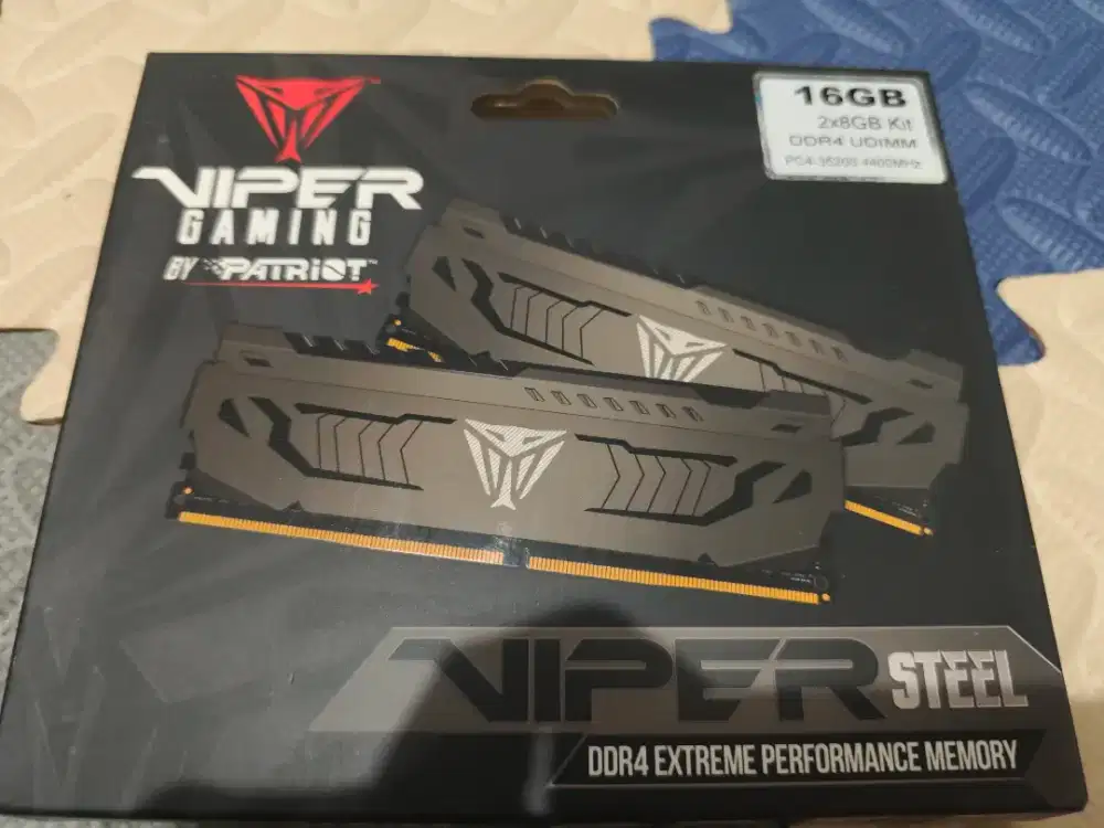 Patriot Viper Steel DDR4 16GB (2×8GB) 4400MHz CL19 (BEKAS)