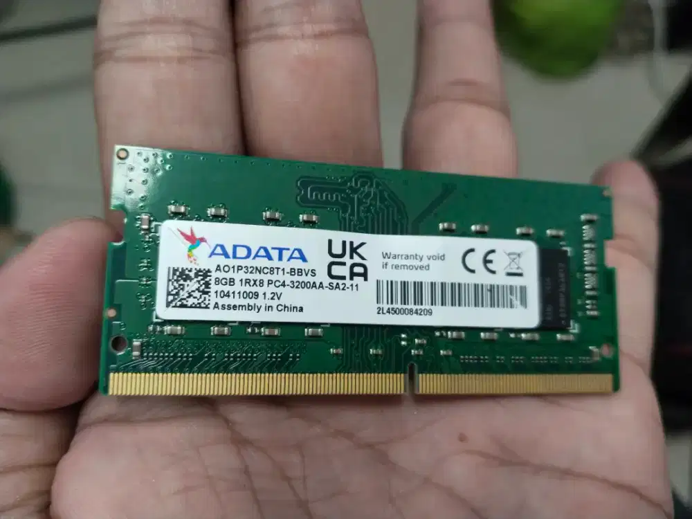 Dijual Ram Laptop 8GB DDR4 SODIM PC 3200 ori cabutan siap pasang COD