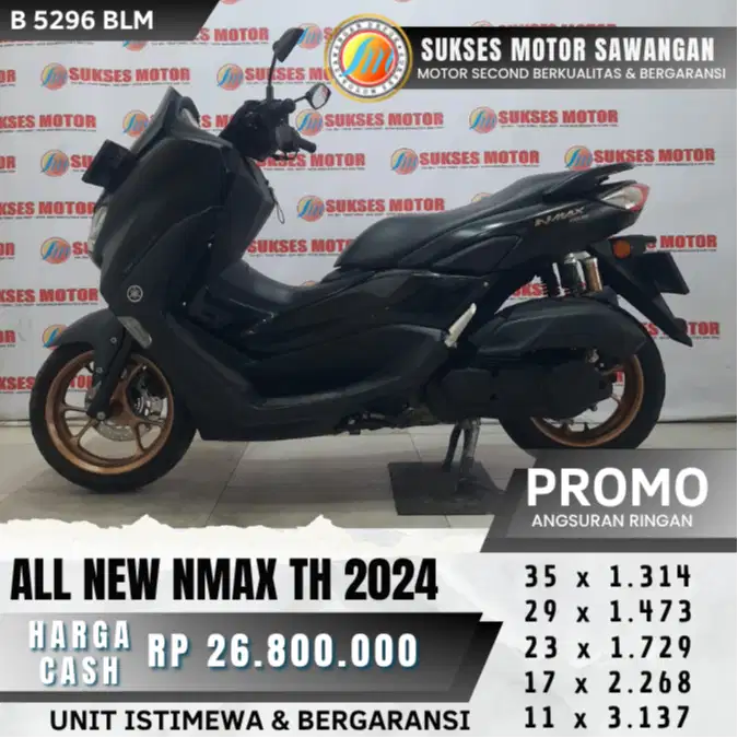 CASH KREDIT YAMAHA ALL NEW NMAX TH 2024 HITAM MULUS UNIT BERGARANSI