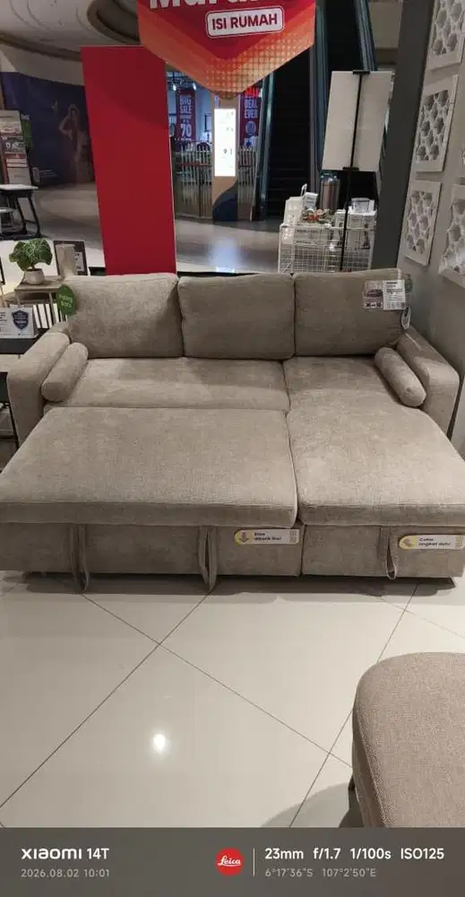OBRAL SOFABED MULTIFUNGSI STORAGE