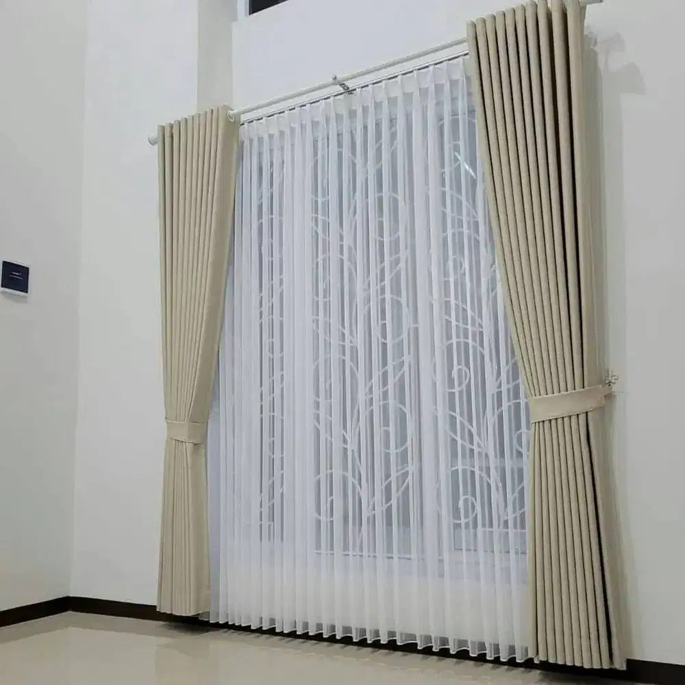 Jasa Buat gorden jendela pintu gorden blackout hordeng vitrase hordeng