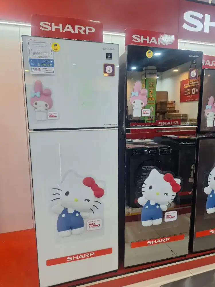 DIJUAL KULKAS 2 PINTU INVERTER SHARP – HEMAT LISTRIK!