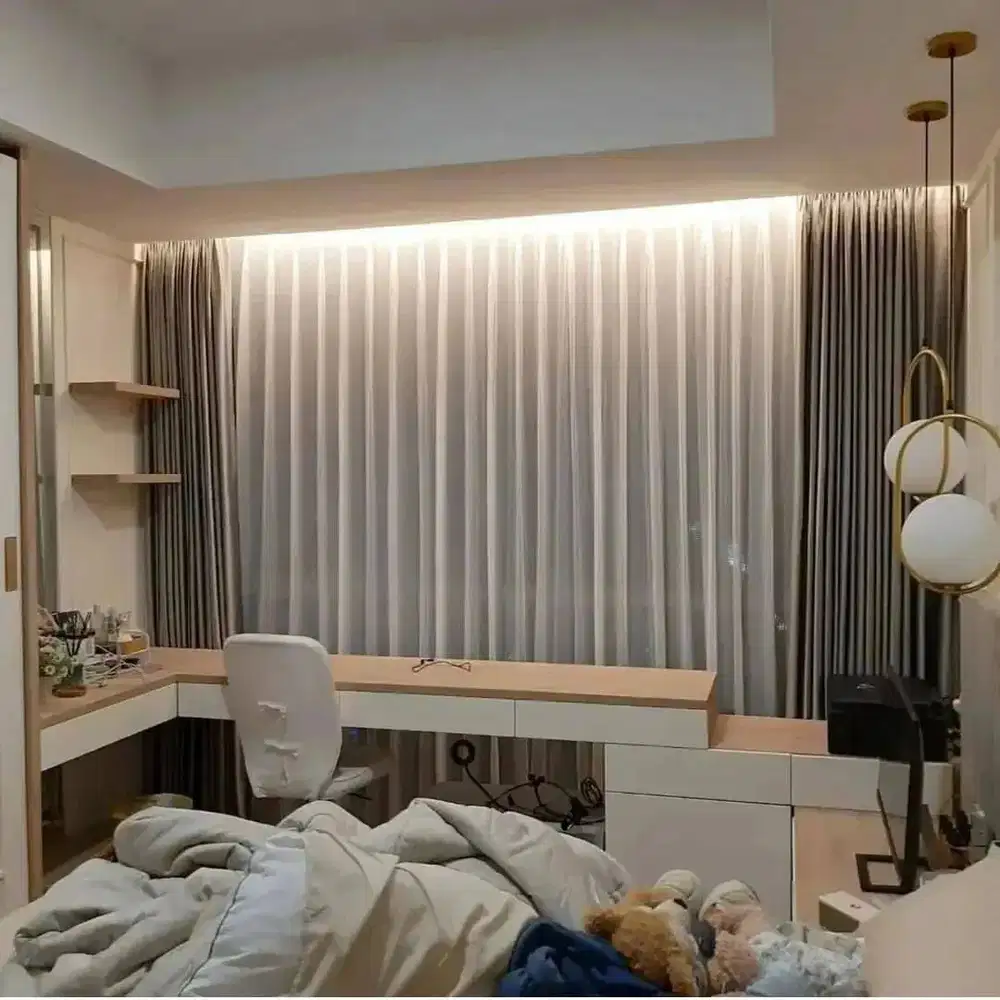 Jual gorden model terbaru gorden blackout vitrase gorden skat klinik