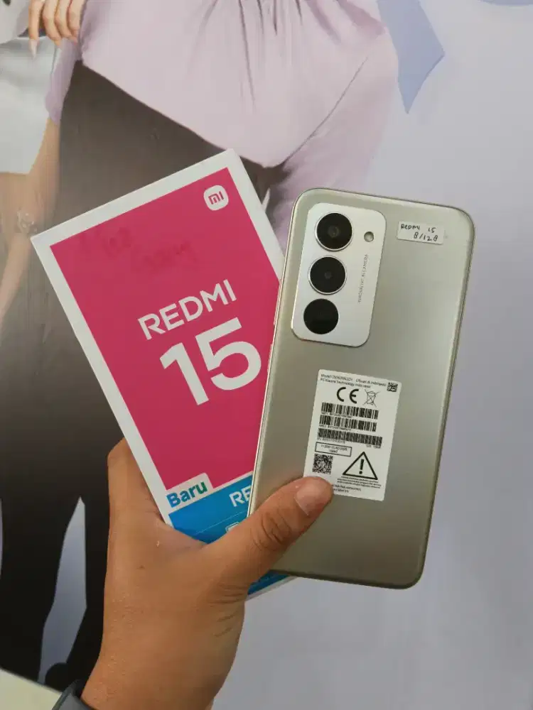 Redmi 15 ram 8/128 second