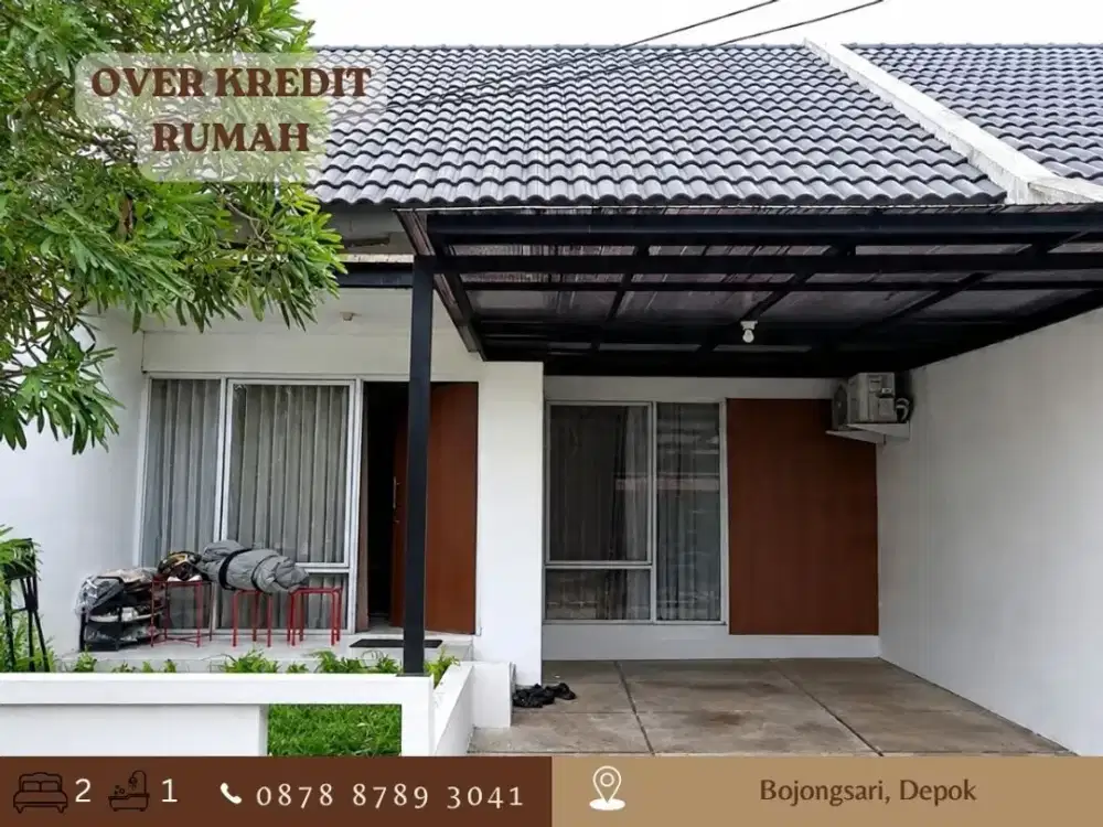 Jual Take Over Rumah sisa 9 Thn Lg dkt UNPAM di Bojongsari Depok