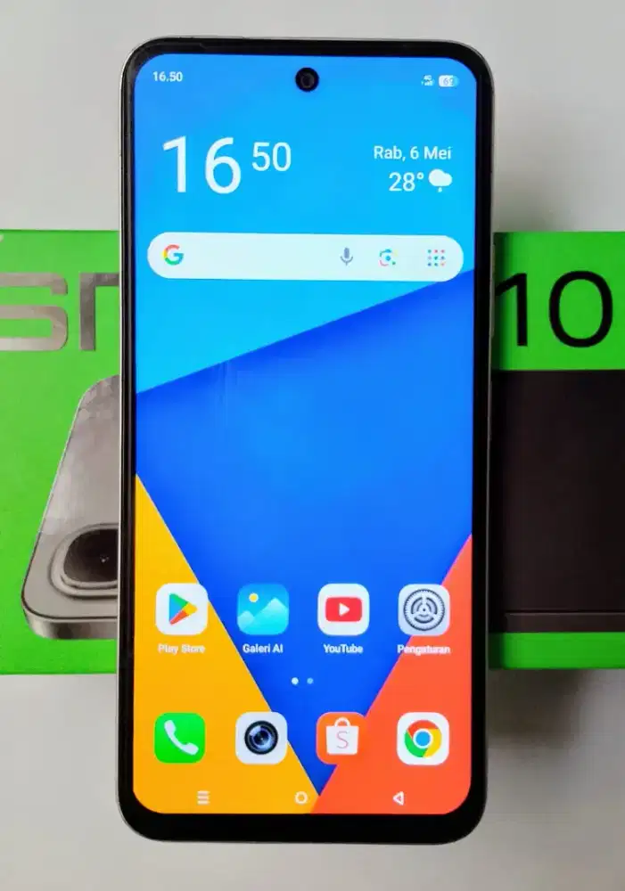 Infinix Smart 10 Ram 4+4/64 Fullset
